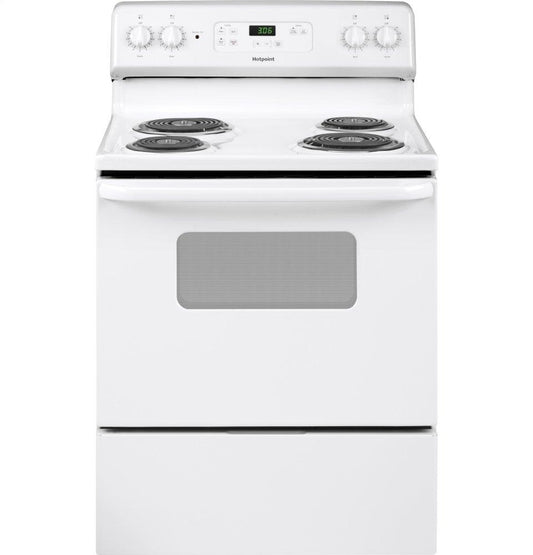 RBS360DMWW Hotpoint® ENERGY STAR® 30" Free-Standing Standard Clean Electric Range
