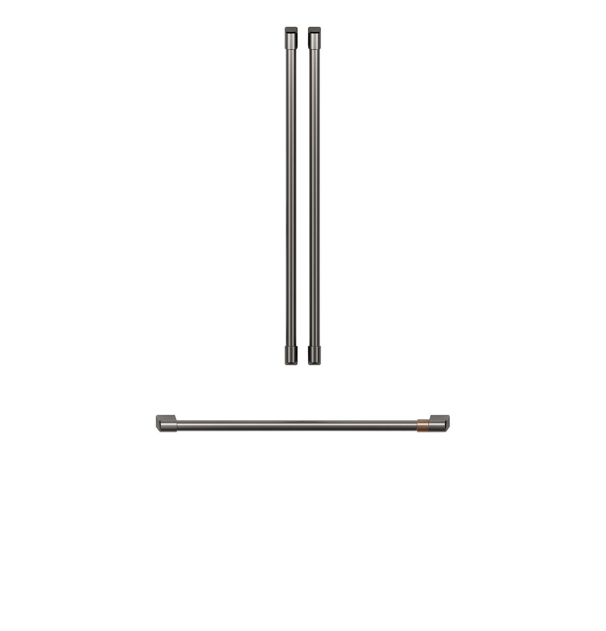 Cafe CXLB3H3PMBT CAF(EBACK)™ Refrigeration Handle Kit - Brushed Black
