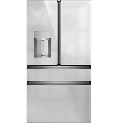 Cafe CXE22DM5PS5 CAF(EBACK)™ ENERGY STAR® 22.3 Cu. Ft. Smart Counter-Depth 4-Door French-Door Refrigerator in Platinum Glass