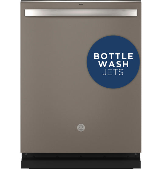 GE® ENERGY STAR® Top Control with Stainless Steel Interior Dishwasher with Sanitize Cycle & Dry Boost with Fan Assist