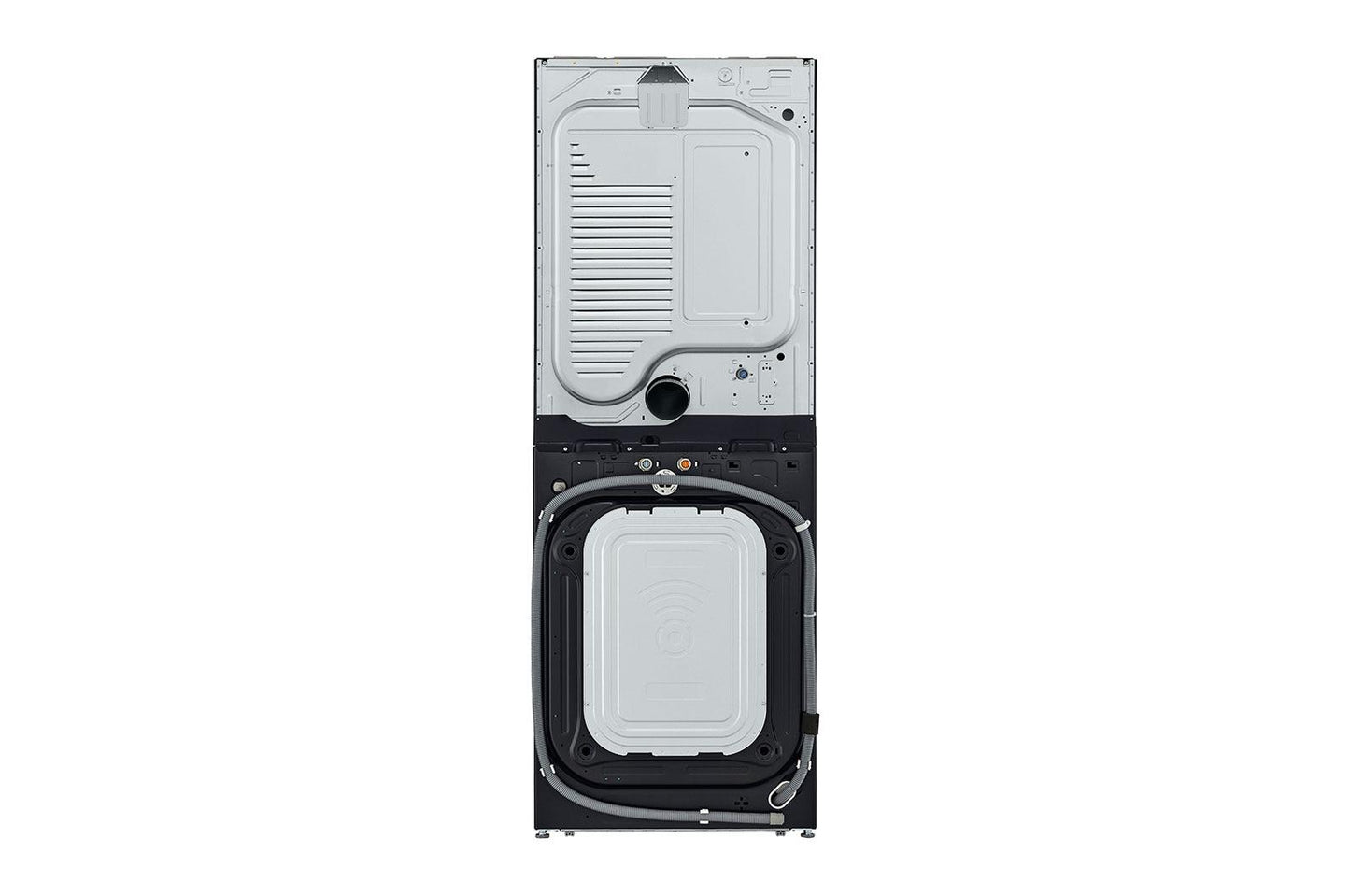 Lg Single Unit Front Load LG WashTower™ with Center Control™ 4.5 cu. ft. Washer and 7.4 cu. ft. Electric Dryer.