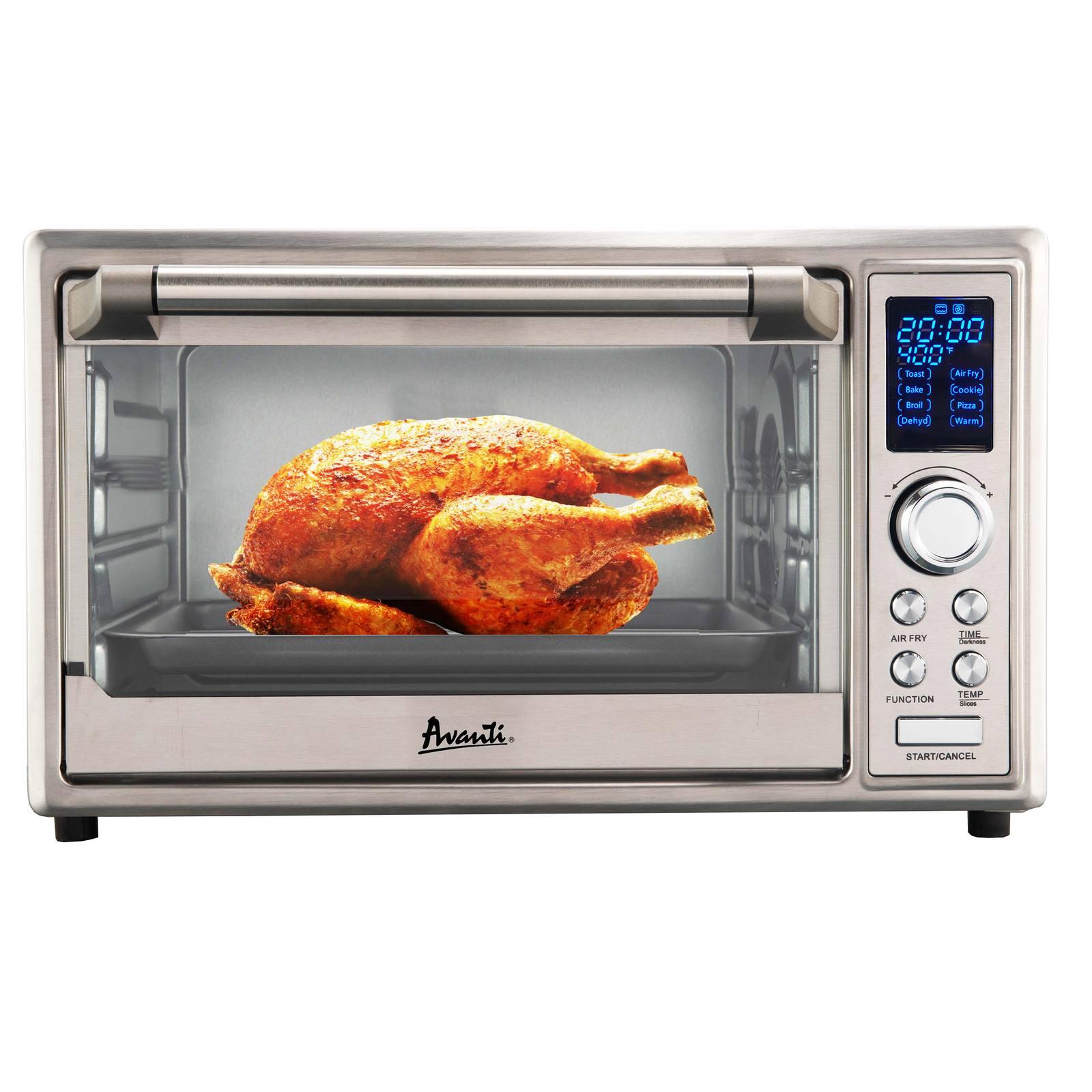 Avanti 0.8 cu. ft. Air Fryer Portable Oven - Stainless Steel / 0.8 cu. ft.