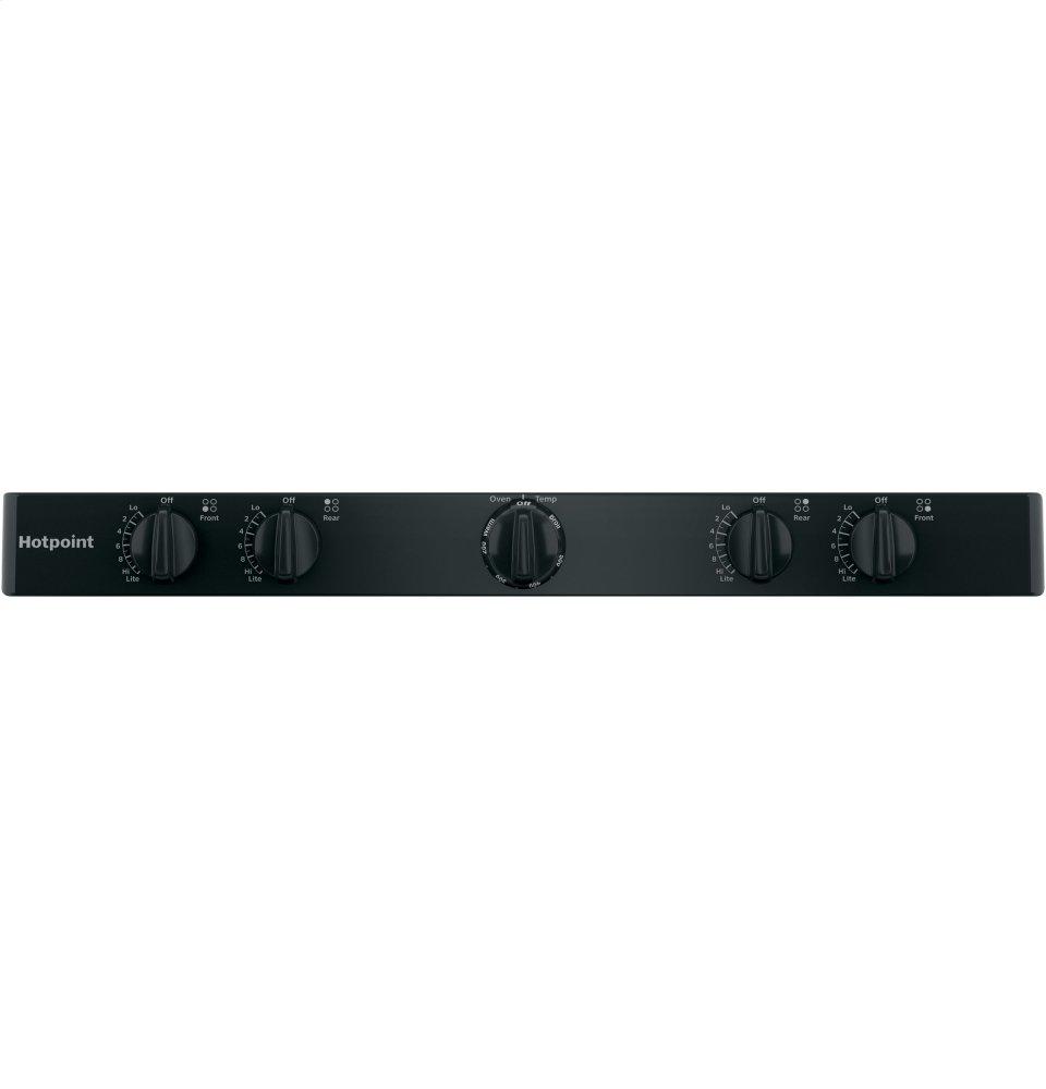 RGBS300DMBB Hotpoint® 30" Free-Standing Gas Range