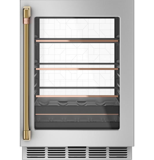 Cafe CXQW1H1PPCG CAF(EBACK)™ Undercounter Handle Kit - Brushed Brass