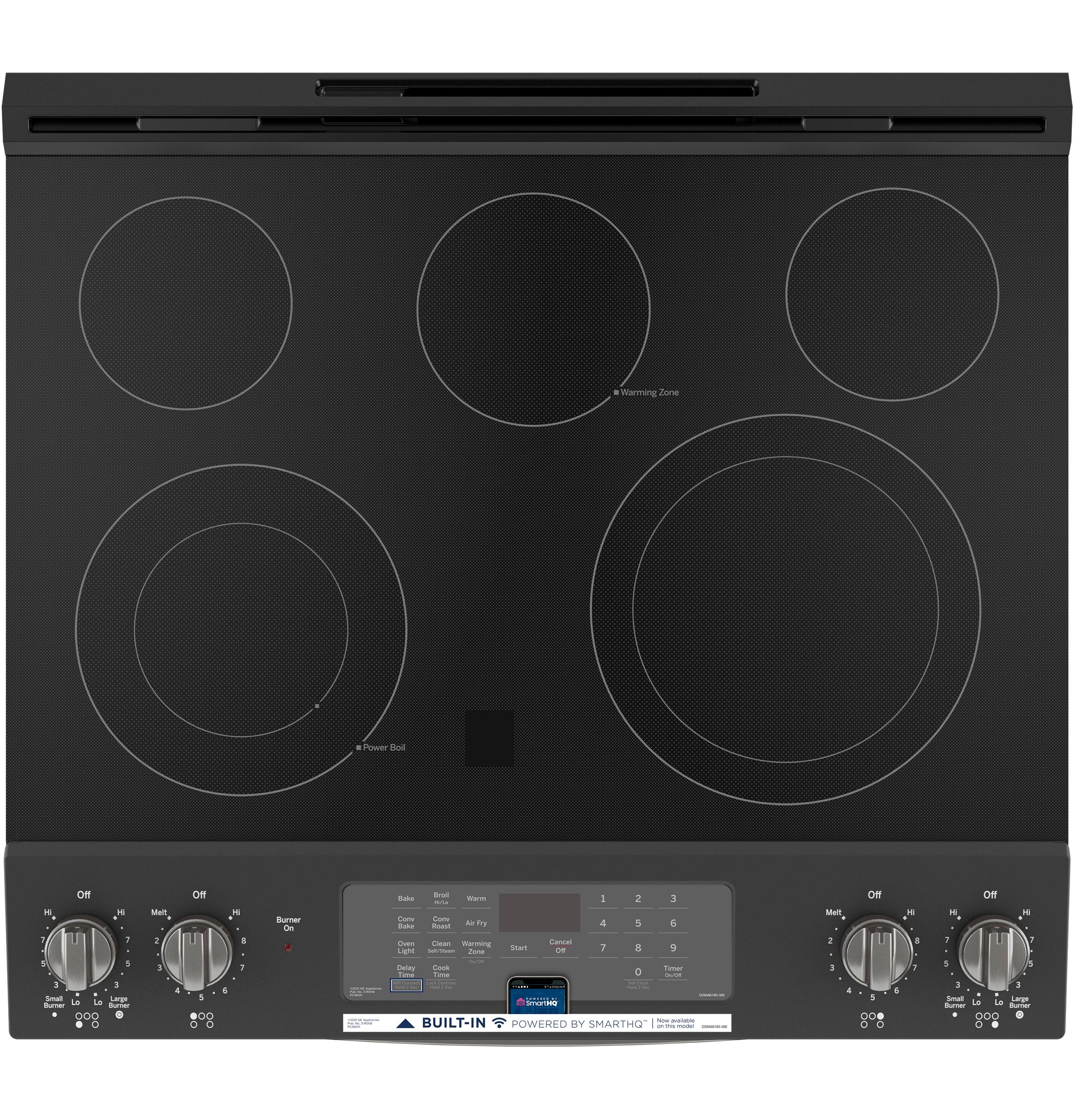 GE® 30" Slide-In Electric Convection Range with No Preheat Air Fry