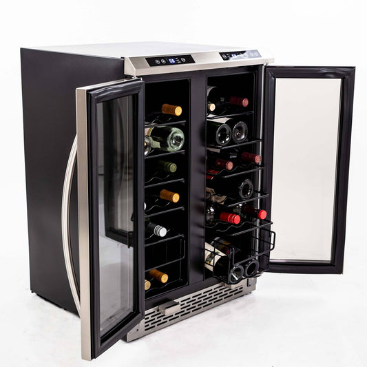 WCV38DZ Avanti 38 Bottle Dual-Zone Wine Cooler - Black / 38 Bottles