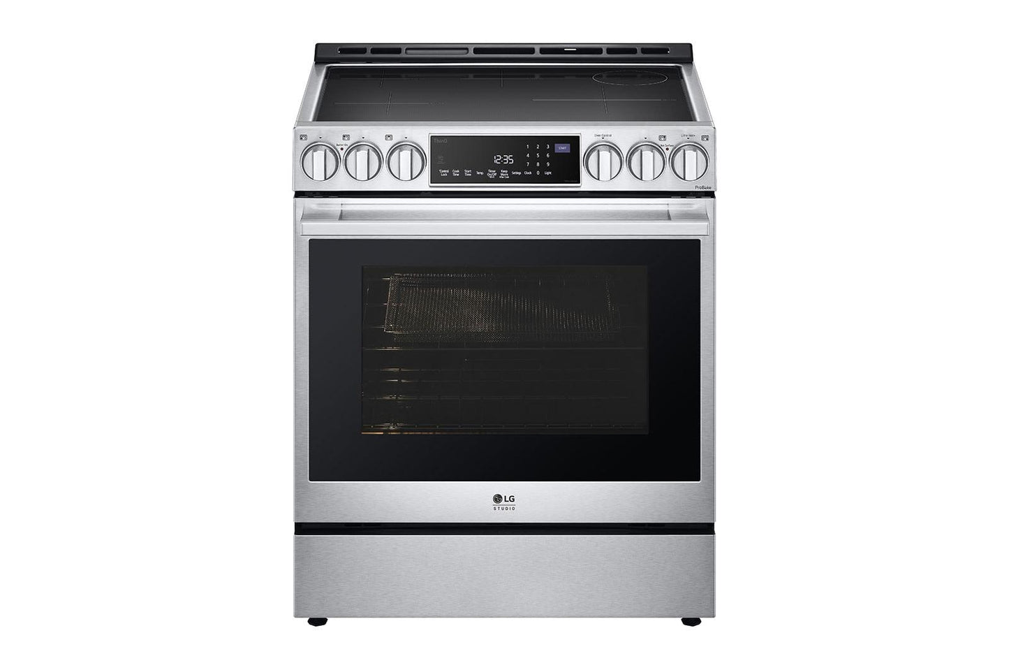 LG STUDIO 6.3 cu. ft. InstaView® Induction Slide-in Range with Air Fry and Air Sous Vide