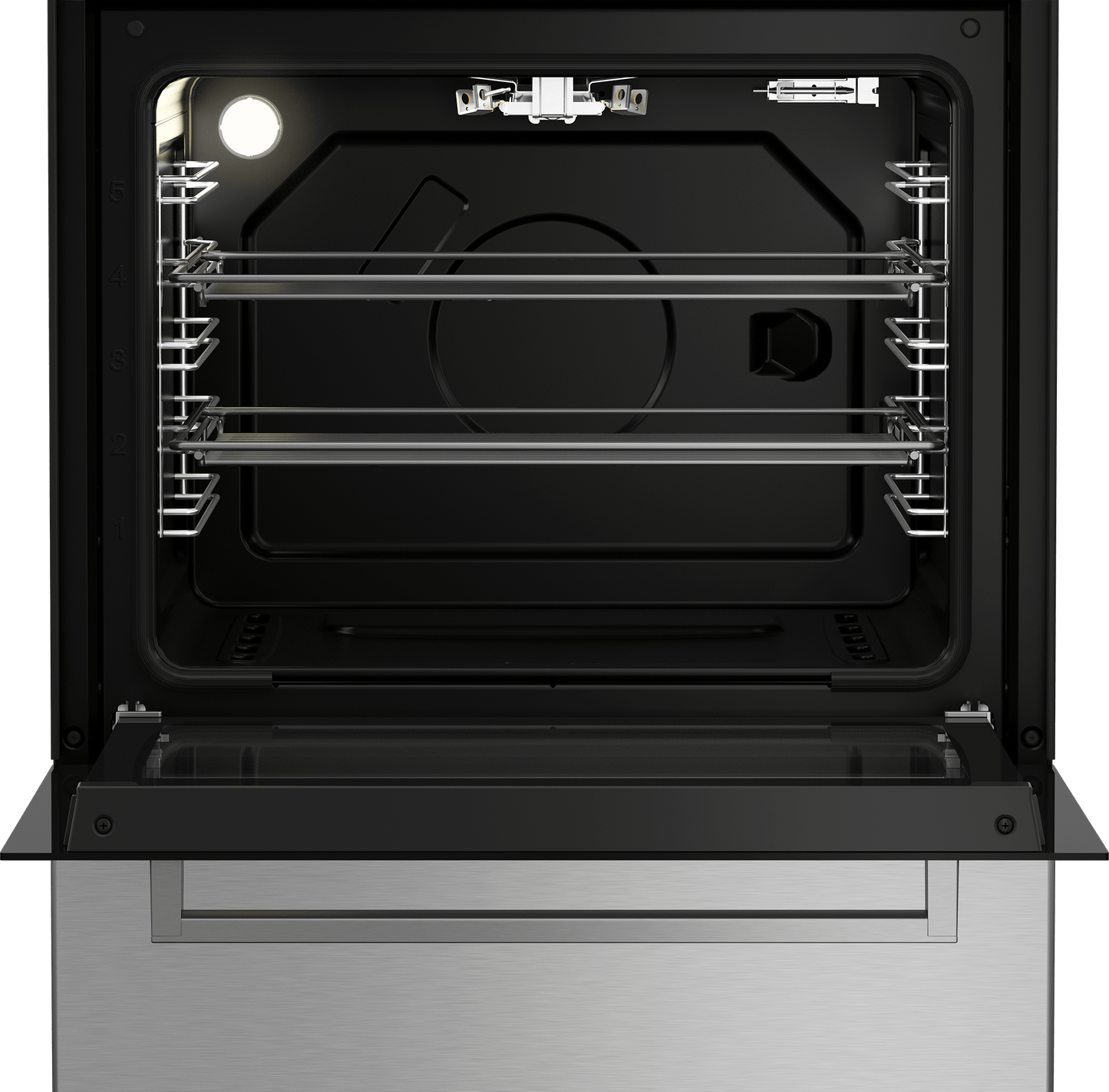 Beko SLGR24410SS 24" Stainless Steel Slide-In Gas Range