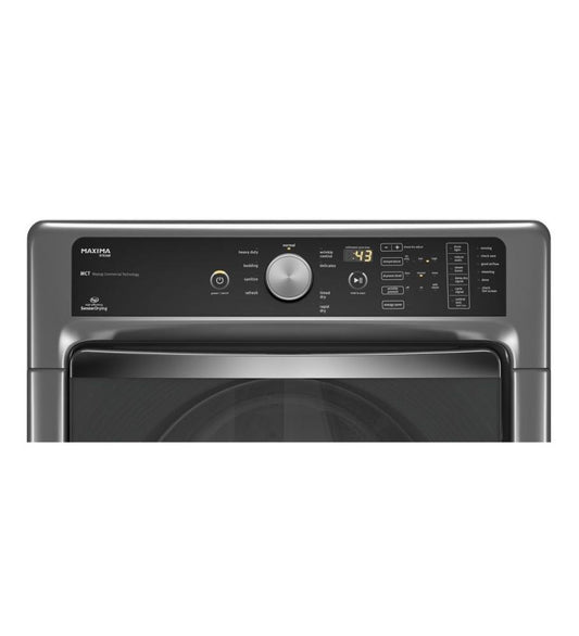 Maytag MED7100DC Maxima® Steam Electric Dryer with Large Capacity and Stainless Steel Dryer Drum - 7.3 cu. ft.