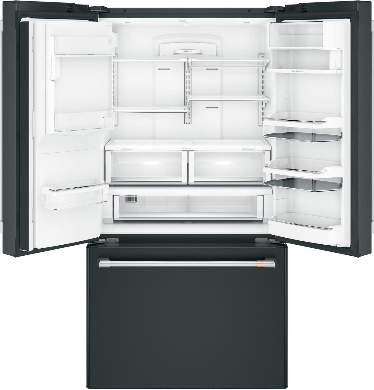 Cafe CYE22TP3MD1 CAF(EBACK)™ ENERGY STAR® 22.1 Cu. Ft. Smart Counter-Depth French-Door Refrigerator with Hot Water Dispenser