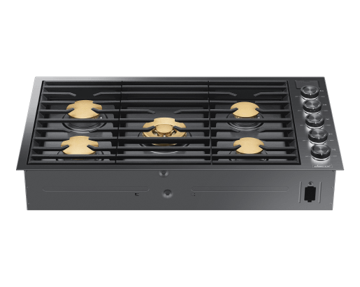 Dacor DTG36M955FM 36" Gas Cooktop, Graphite Stainless Steel, Natural Gas