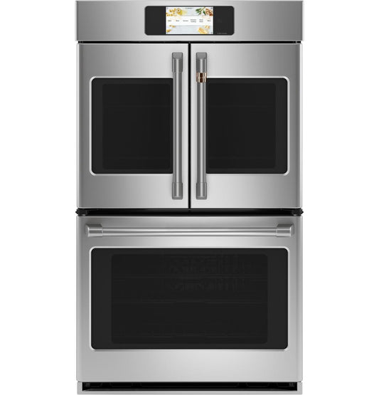 Cafe CTD90FP2NS1 CAF(EBACK)™ Professional Series 30" Smart Built-In Convection French-Door Double Wall Oven