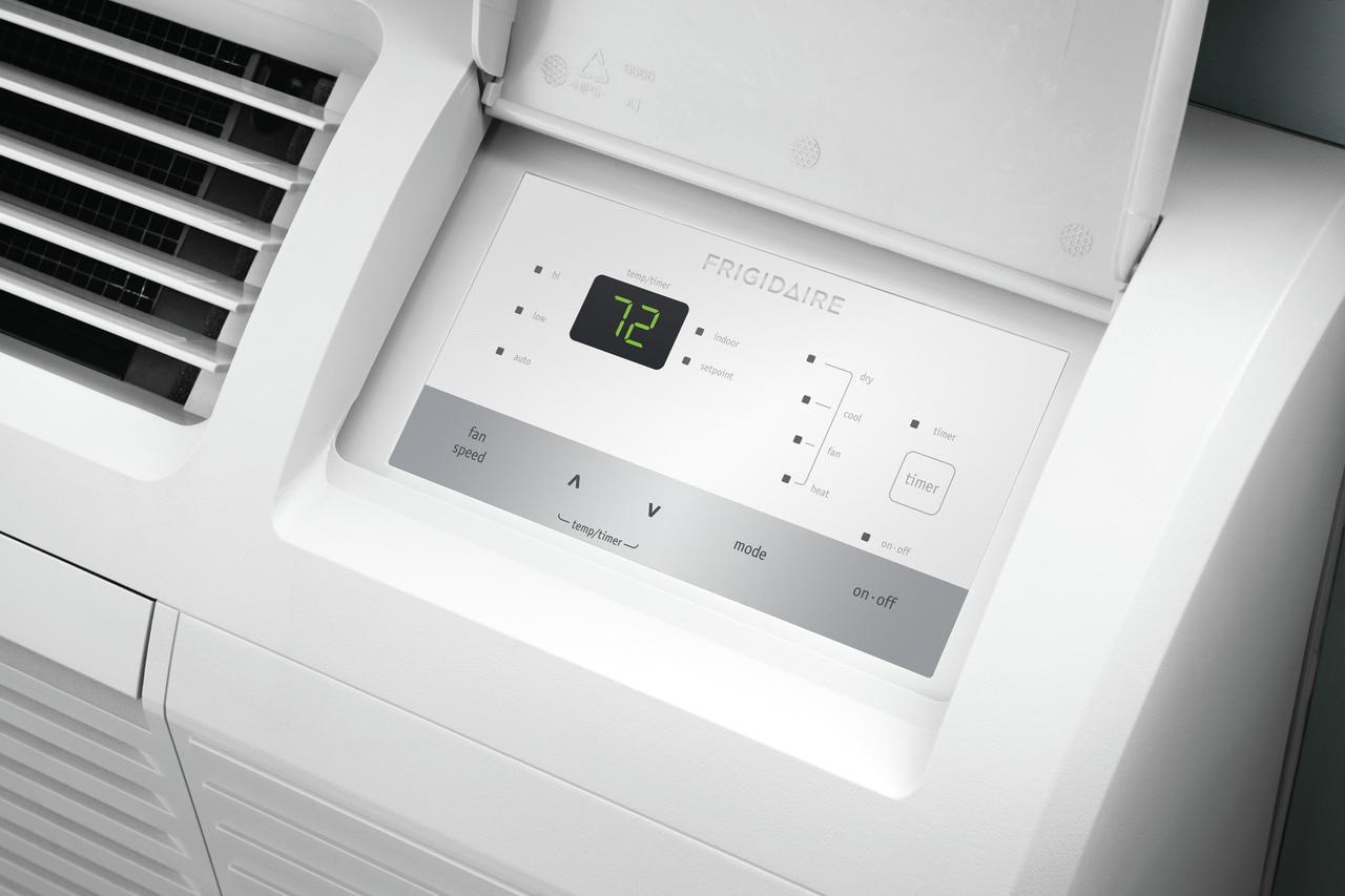 Frigidaire PTAC unit with Heat Pump and Electric Heat backup 9,000 BTU 208/230V with Corrosion Guard and Dry Mode