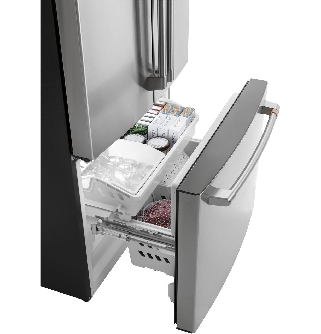 Cafe CWE19SP2NS1 CAF(EBACK)™ ENERGY STAR® 18.6 Cu. Ft. Counter-Depth French-Door Refrigerator