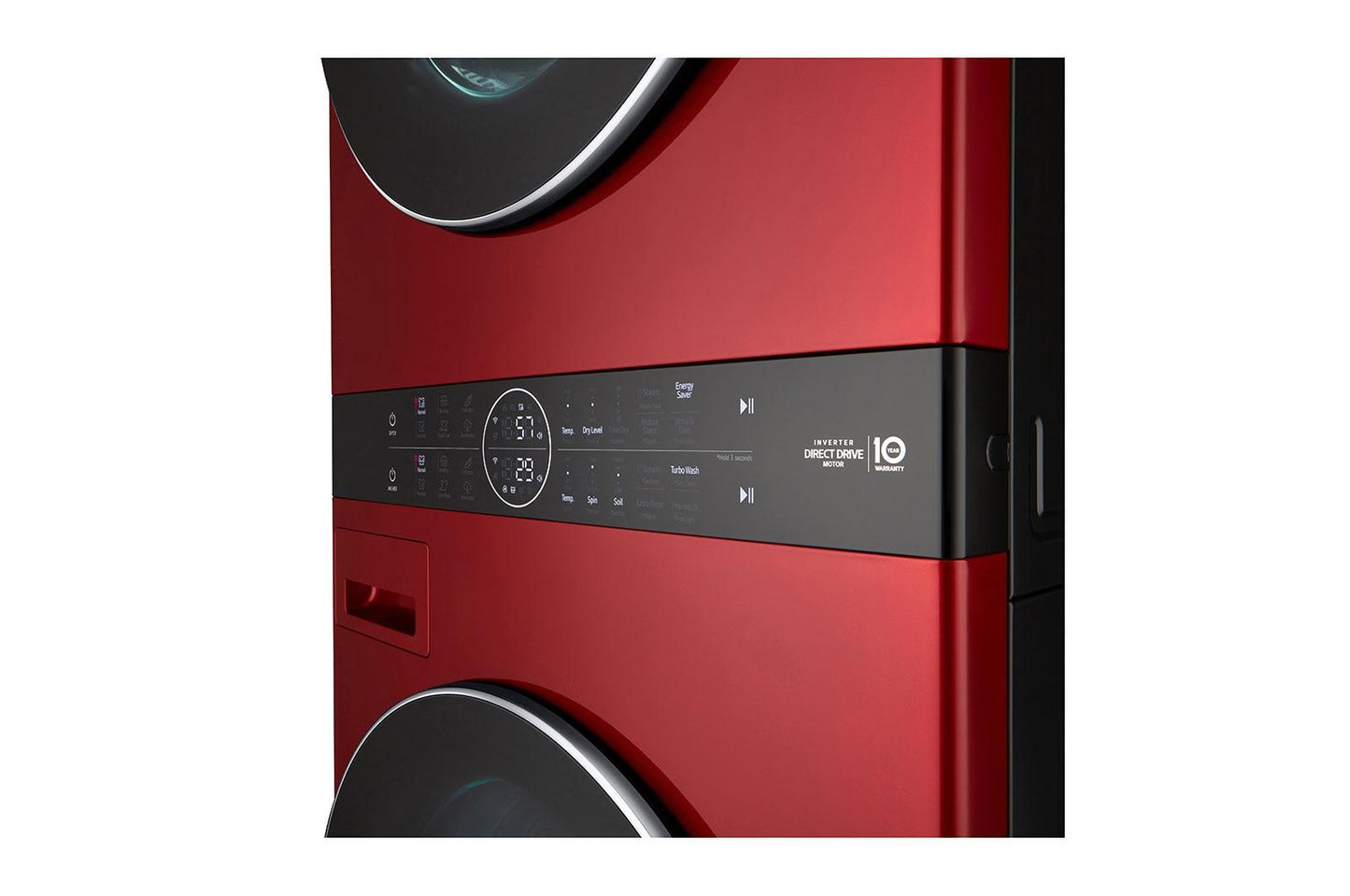 Lg Single Unit Front Load LG WashTower™ with Center Control™ 4.5 cu. ft. Washer and 7.4 cu. ft. Gas Dryer