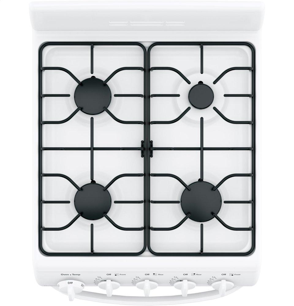 RGAS200DMWW Hotpoint® 20" Front-Control Free-Standing Gas Range with Sealed Burners