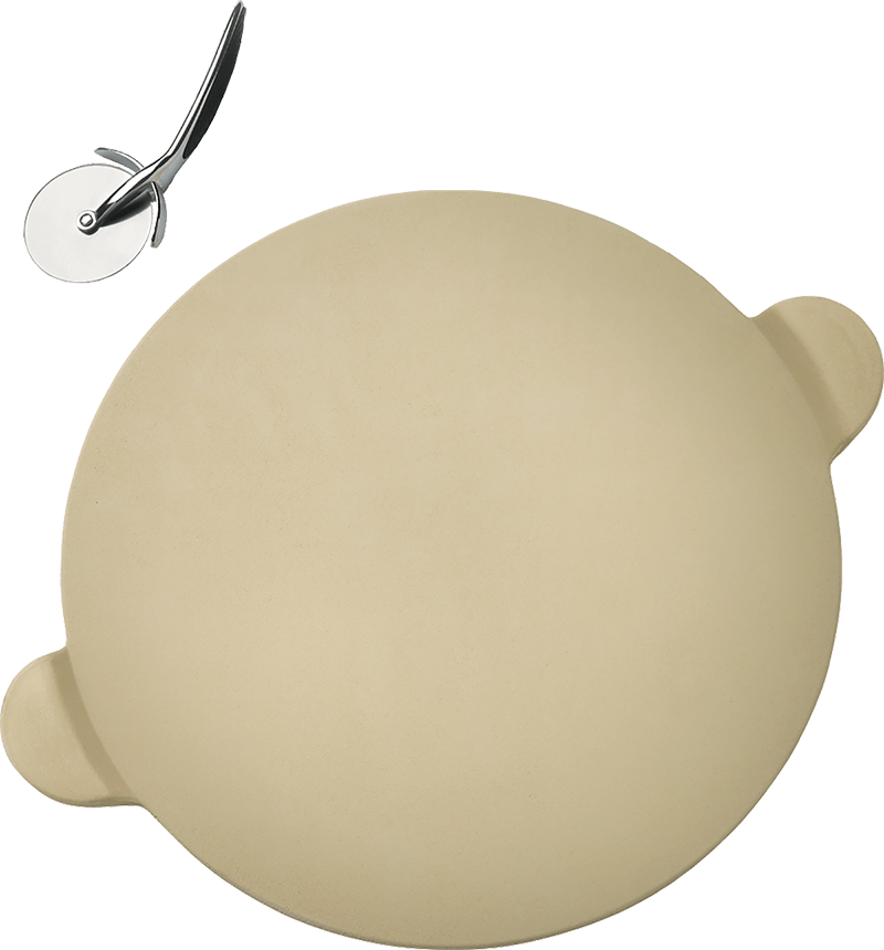 Napoleon Bbq 70001 Pizza Stone with Pizza Wheel with Pizza Wheel