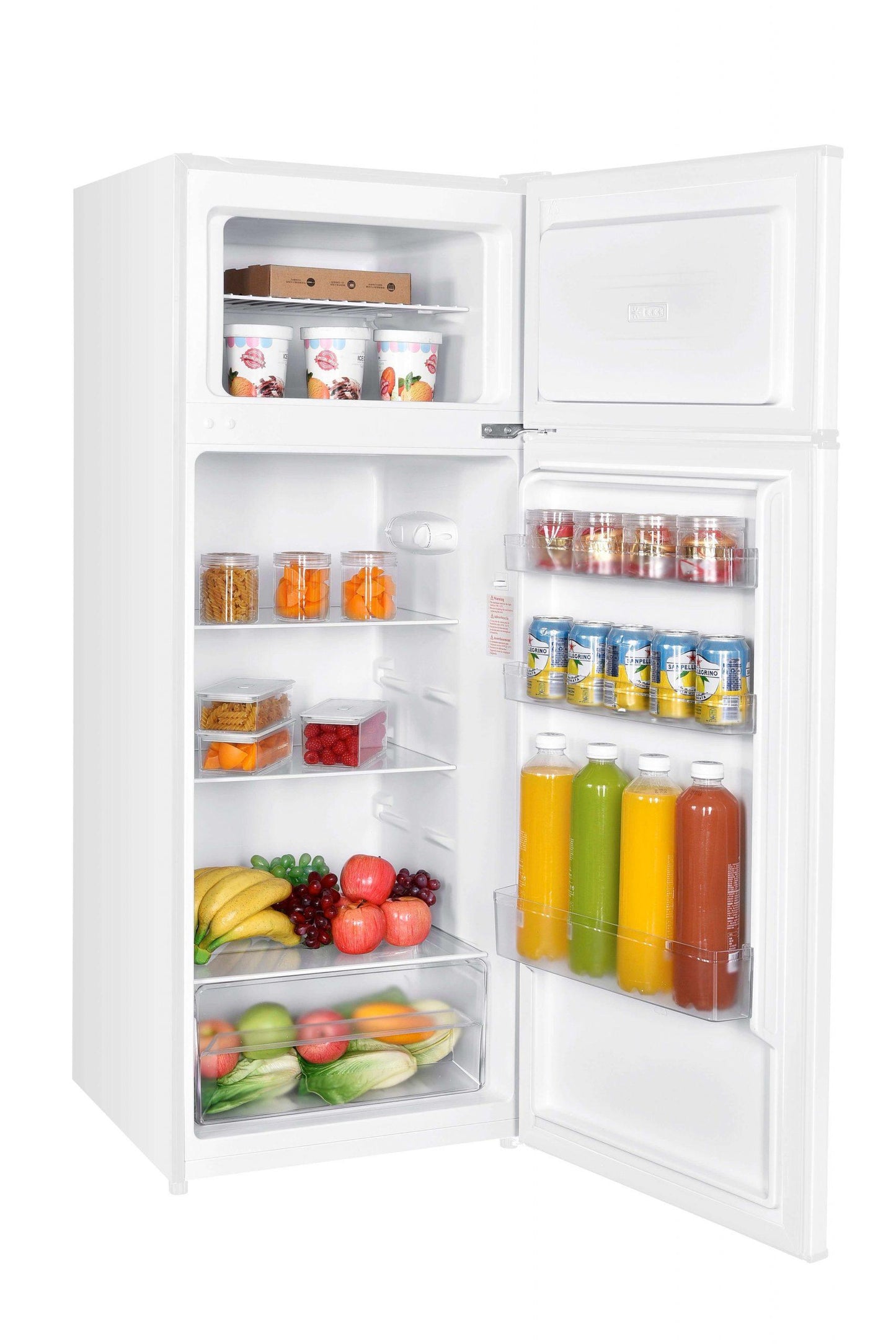 DPF074B2WDB6 Danby 7.4 cu ft. Apartment Size Fridge Top Mount in White