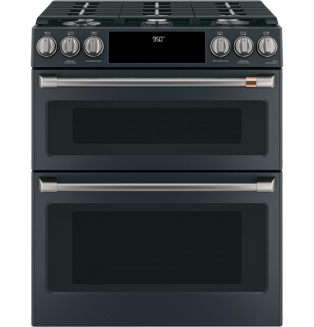 Cafe CXFCGHKPMBT CAF(EBACK)™ Front Control Gas Knobs and Handles - Brushed Black