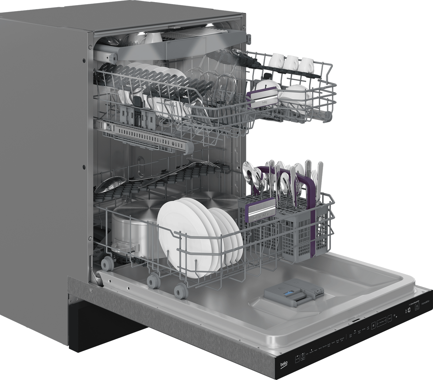 Beko DDT38532XIH Tall Tub Dishwasher with (16 place settings, 45.0