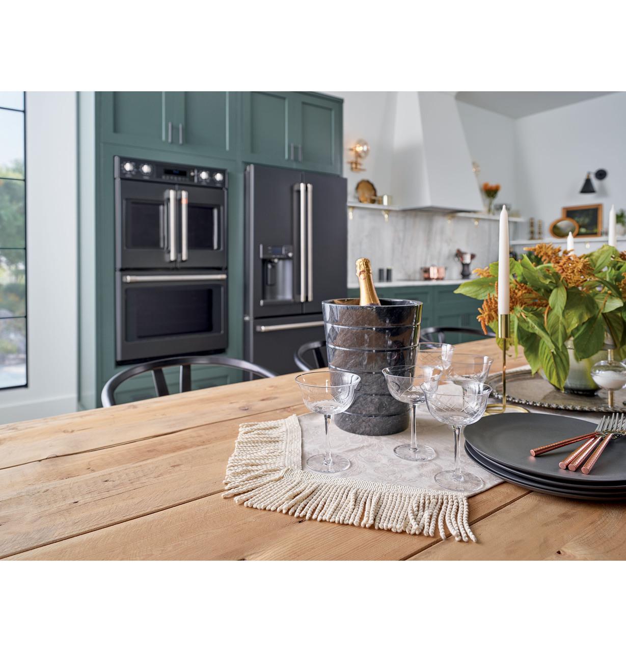 Cafe CYE22TP3MD1 CAF(EBACK)™ ENERGY STAR® 22.1 Cu. Ft. Smart Counter-Depth French-Door Refrigerator with Hot Water Dispenser