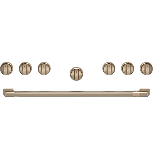 Cafe CXPR6HKPTBZ CAF(EBACK)™ 36" Brushed Bronze Handle & Knob Set for Pro Range and Rangetop