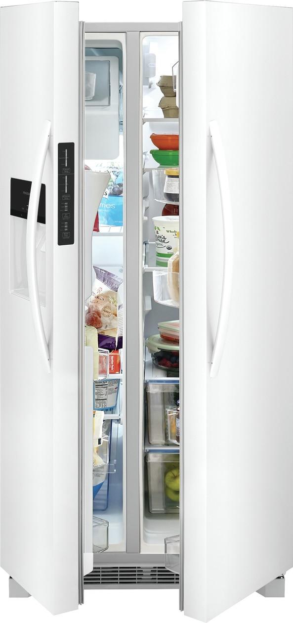Frigidaire FRSS2323AW 22 Cu. Ft. 33" Standard Depth Side by Side Refrigerator