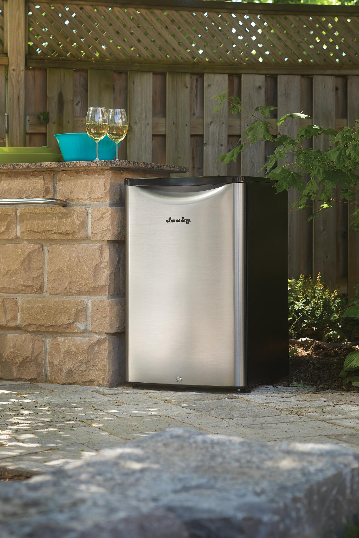 Danby 4.4 cu. ft. Outdoor Fridge in Stainless Steel