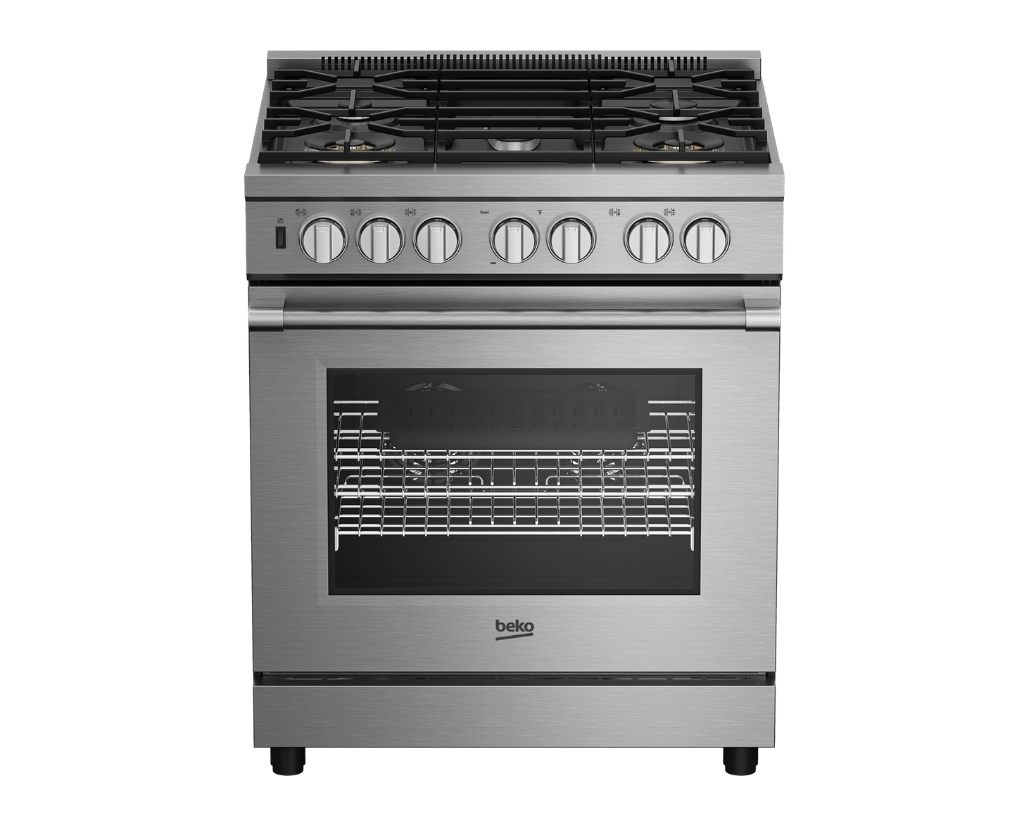 Beko PRGR34552SS 30" Stainless Steel Pro-Style Gas Range