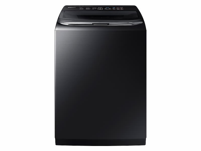 Samsung 5.4 cu. ft. Top Load Smart Washer with Integrated Touch Controls and activewash™ in Black Stainless Steel