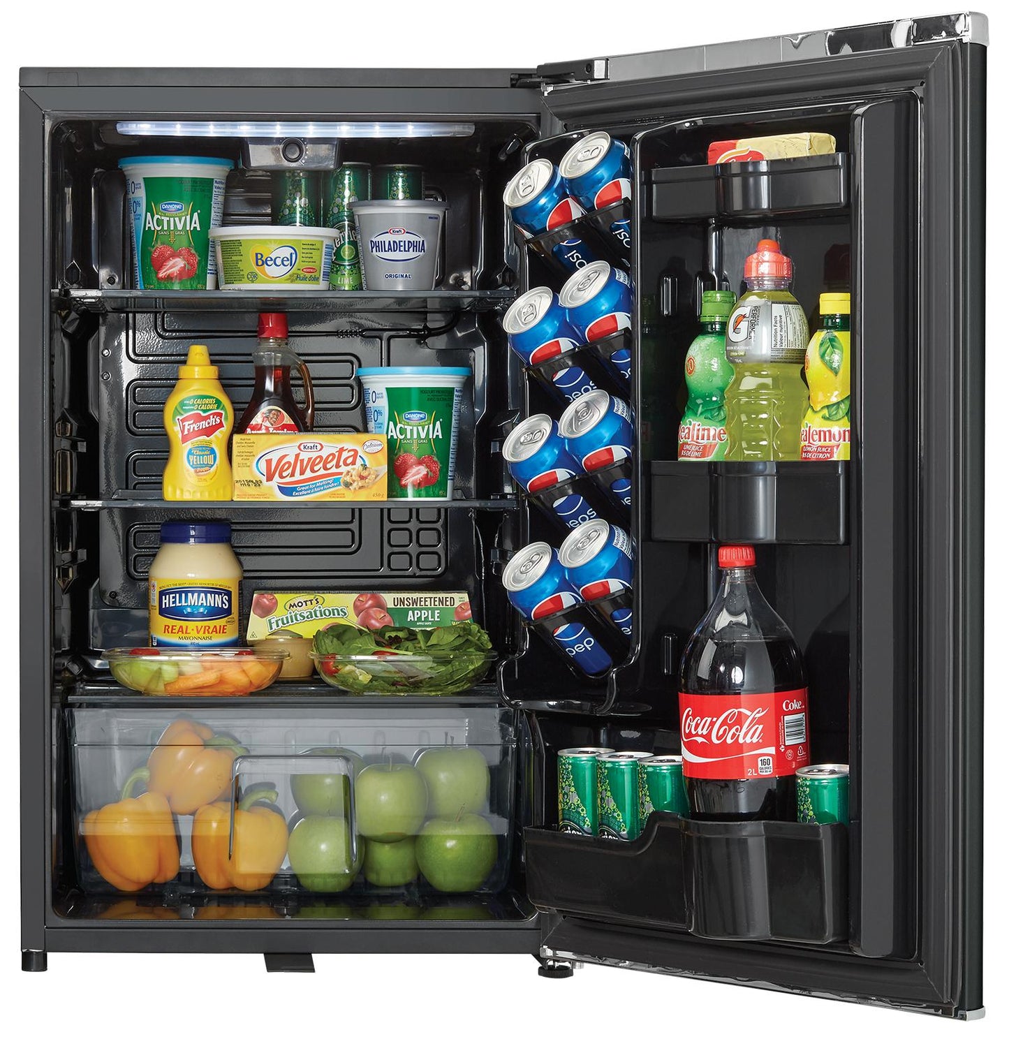 DAR044A6MDB Danby 4.4 cu. ft. Retro Compact Fridge in Midnight Black