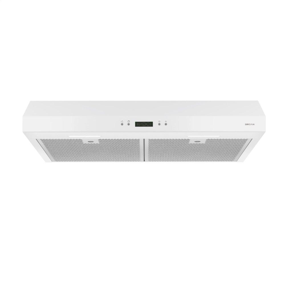 BROAN Glacier 42-Inch 400 CFM White Range Hood