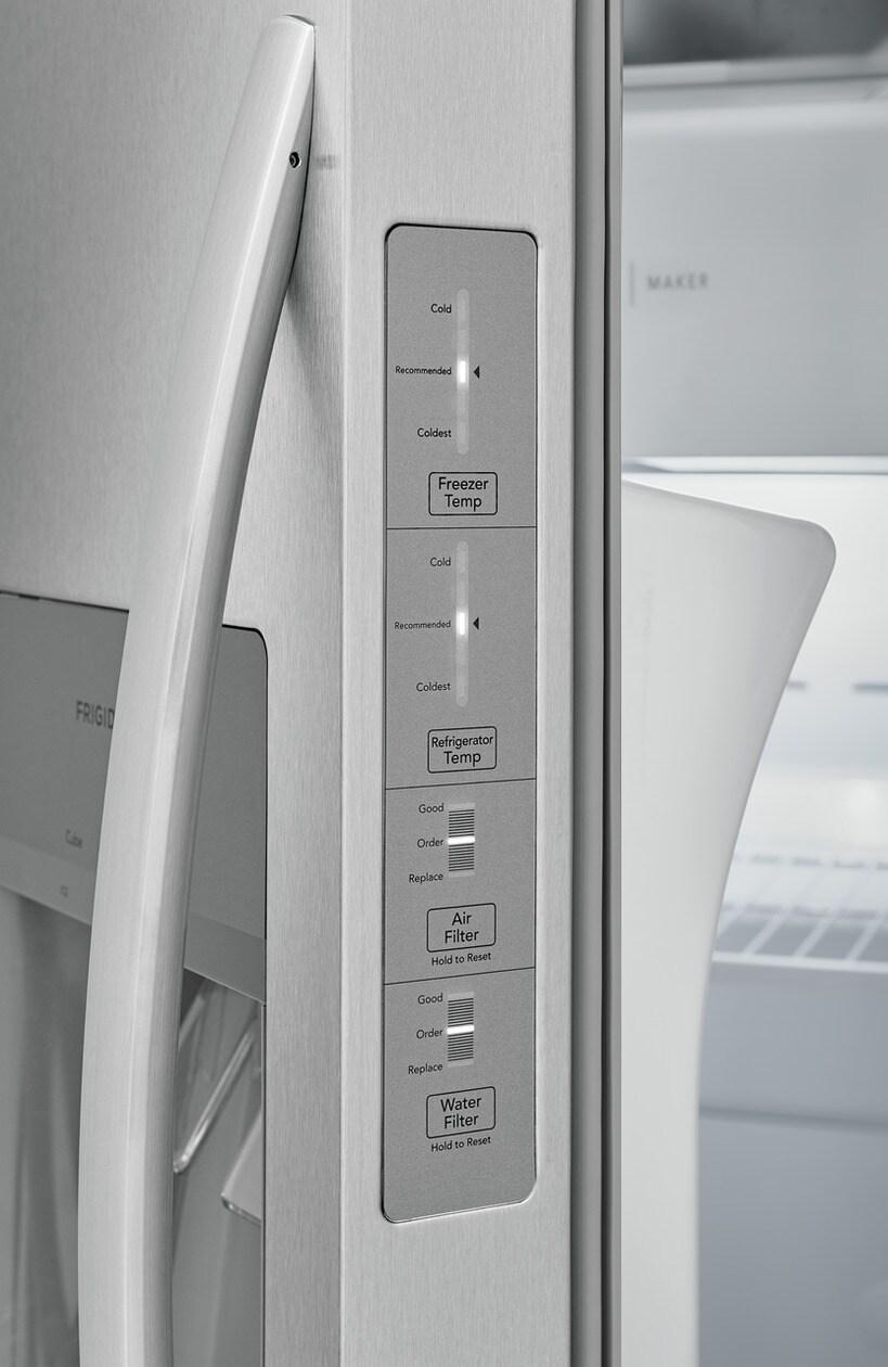 Frigidaire FRSS2323AS 22 Cu. Ft. 33" Standard Depth Side by Side Refrigerator