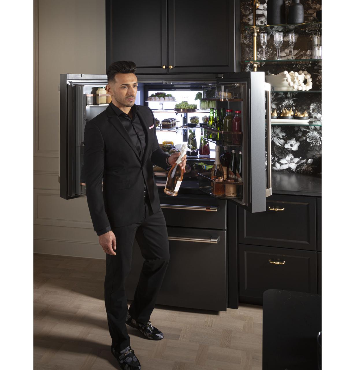 Cafe CVE28DP3ND1 CAF(EBACK)™ ENERGY STAR® 27.8 Cu. Ft. Smart 4-Door French-Door Refrigerator