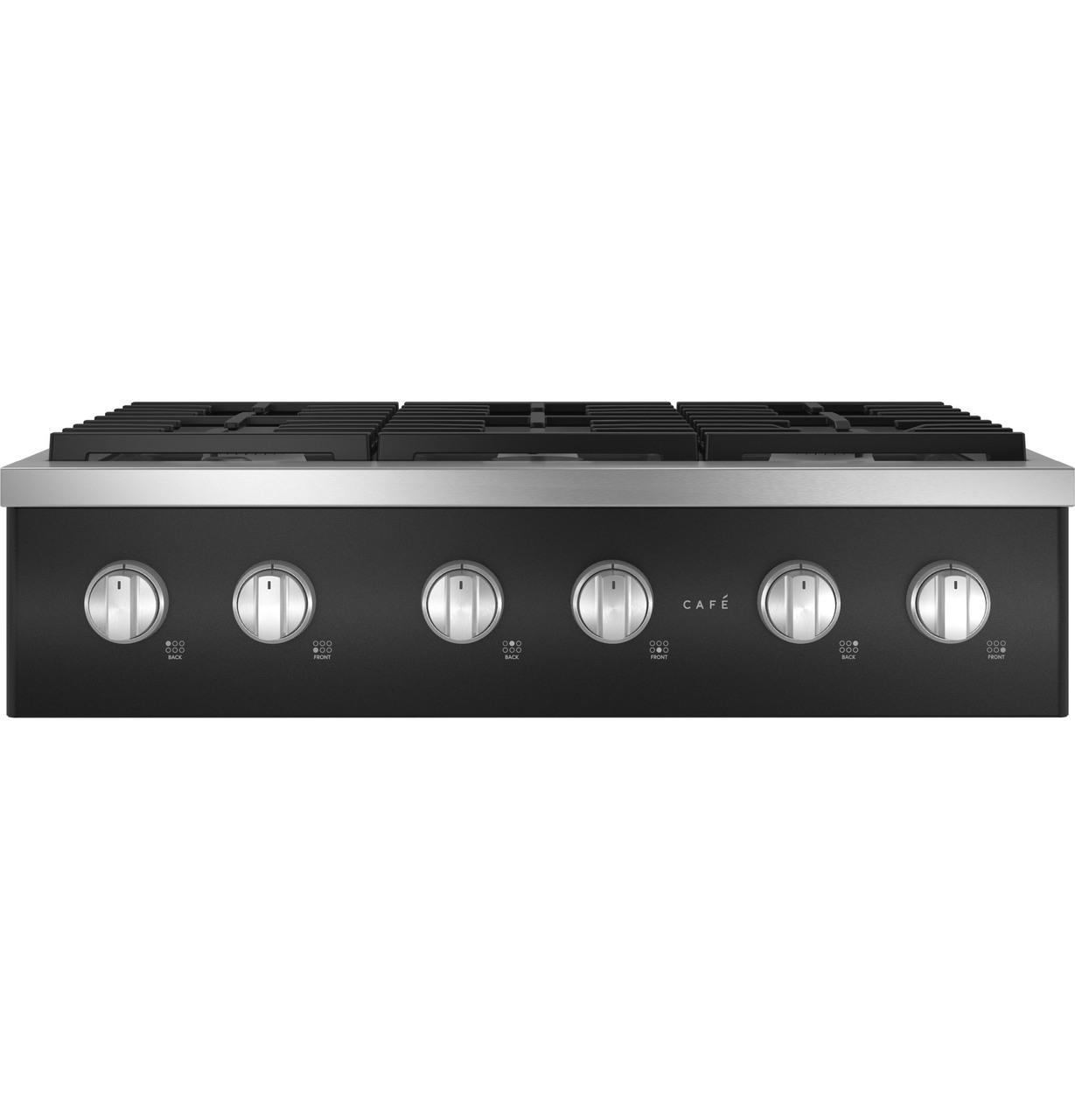 Cafe Caf(eback)™ 36" Commercial-Style Gas Rangetop with 6 Burners (Natural Gas)