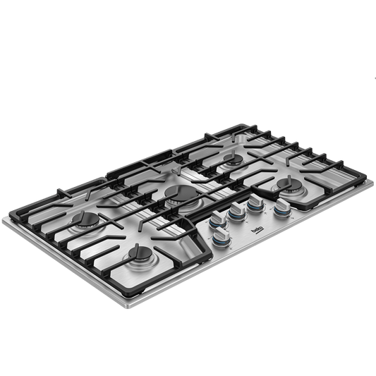 Beko BCTG36500SS 36" Built-In Gas Cooktop with 5 Burners