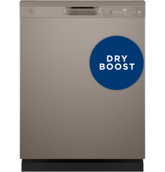 GDF550PMRES GE® ENERGY STAR® Front Control with Plastic Interior Dishwasher with Sanitize Cycle & Dry Boost