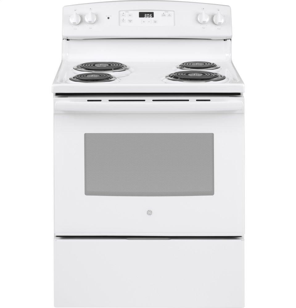 JBS360DMWW GE® ENERGY STAR® 30" Free-Standing Electric Range