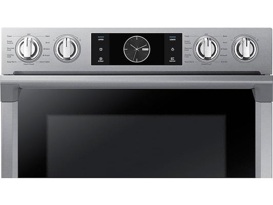 Samsung NV51K7770DS 30" Smart Double Wall Oven with Flex Duo™ in Stainless Steel