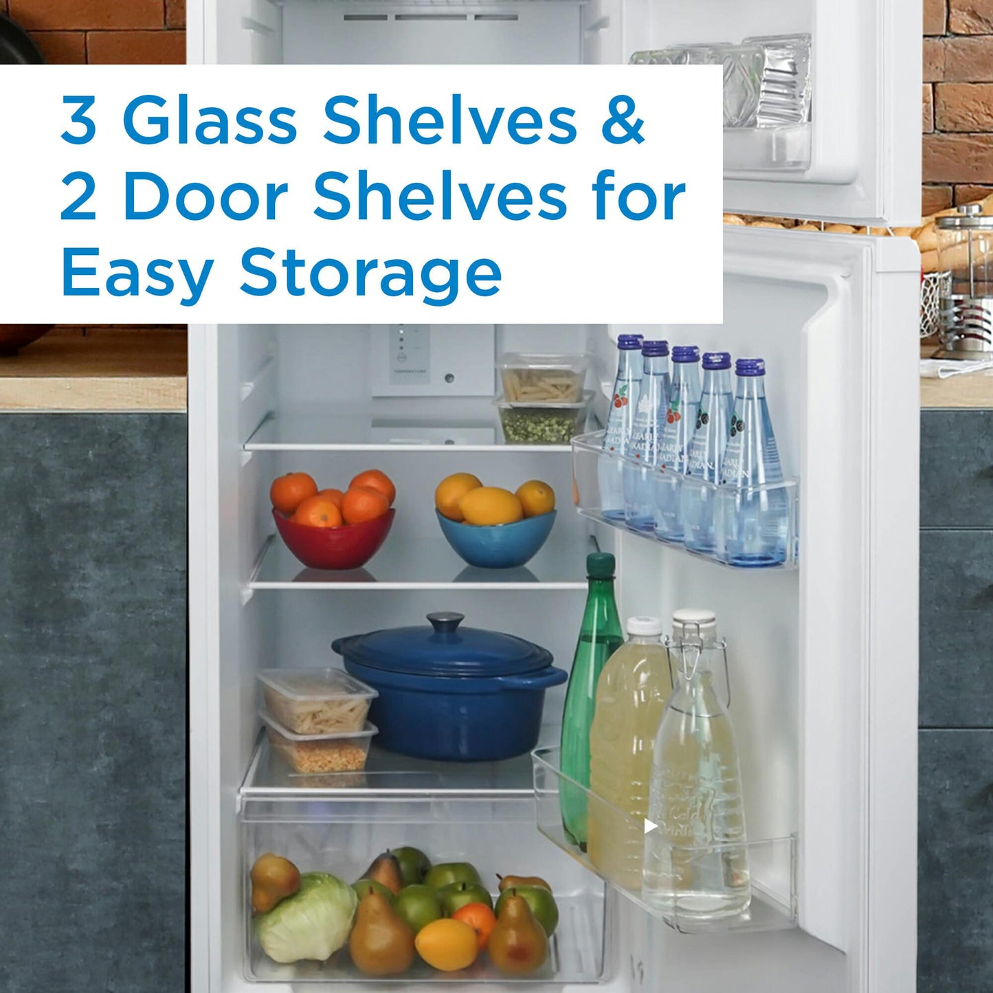 DFF101B1WDB Danby 10.1 cu. ft. Top Mount Apartment Size Fridge in White