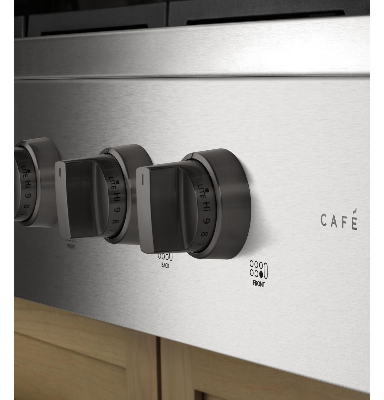 Cafe CGU366P2TS1 CAF(EBACK)™ 36" Commercial-Style Gas Rangetop with 6 Burners (Natural Gas)