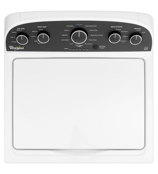 Whirlpool WTW4850BW 3.6 cu. ft. Top Load Washer with ENERGY STAR® Qualification