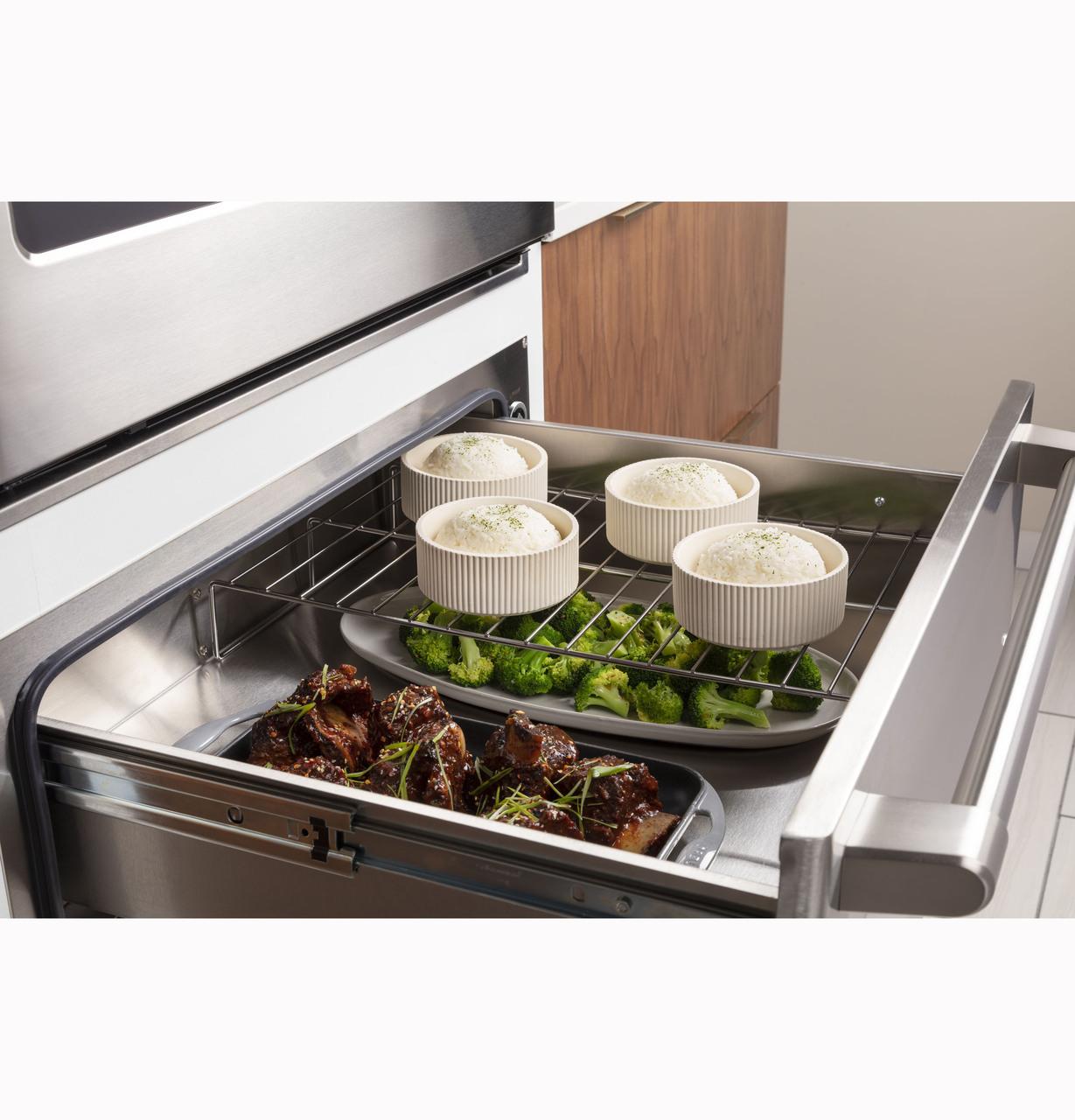 Cafe CTW900P4PW2 CAF(EBACK)™ 30" Warming Drawer