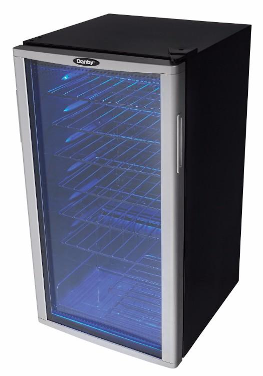 DWC350BLP Danby 36 Bottle Free-Standing Wine Cooler in Platinum