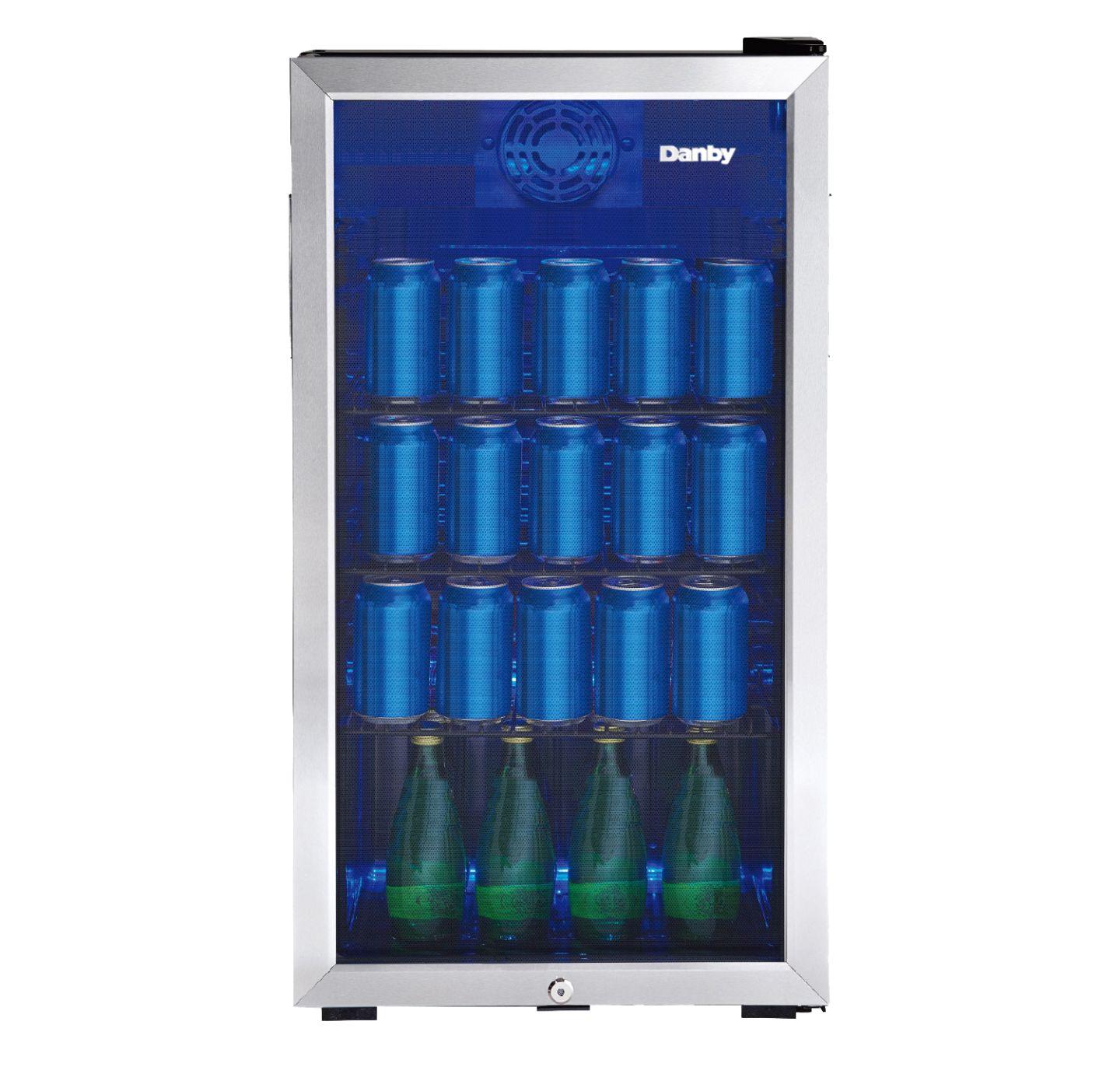 Danby 3.1 cu. ft. Free-Standing Beverage Center in Stainless Steel