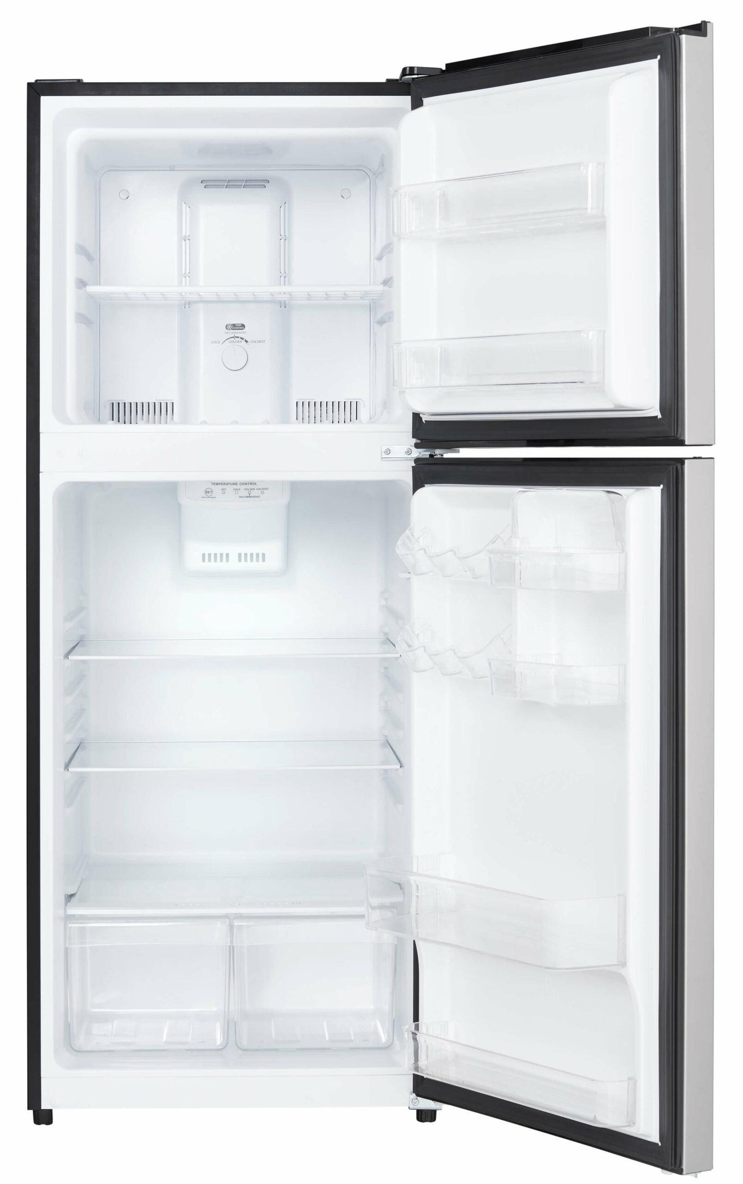 DFF101B1BSLDB Danby 10.1 cu. ft. Top Mount Apartment Size Fridge in Stainless Steel Look