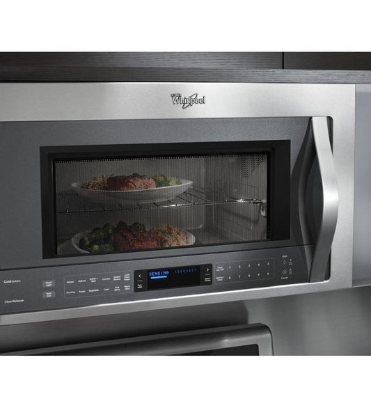 Whirlpool WMH76719CW 1.9 cu. ft. Microwave Hood Combination with TimeSavor Plus True Convection