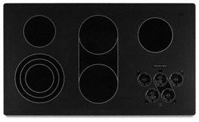 Kitchenaid KECC568RPB 5 Elements Premium Surface with Subtle Watermark Electric 36" Width Architect® Series II