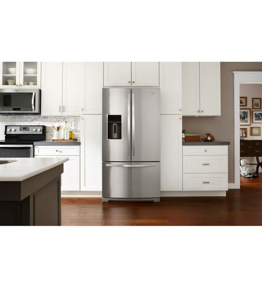 Whirlpool 36-inch Wide French Door Refrigerator with CoolVox Kitchen Sound System - 27 cu. ft.