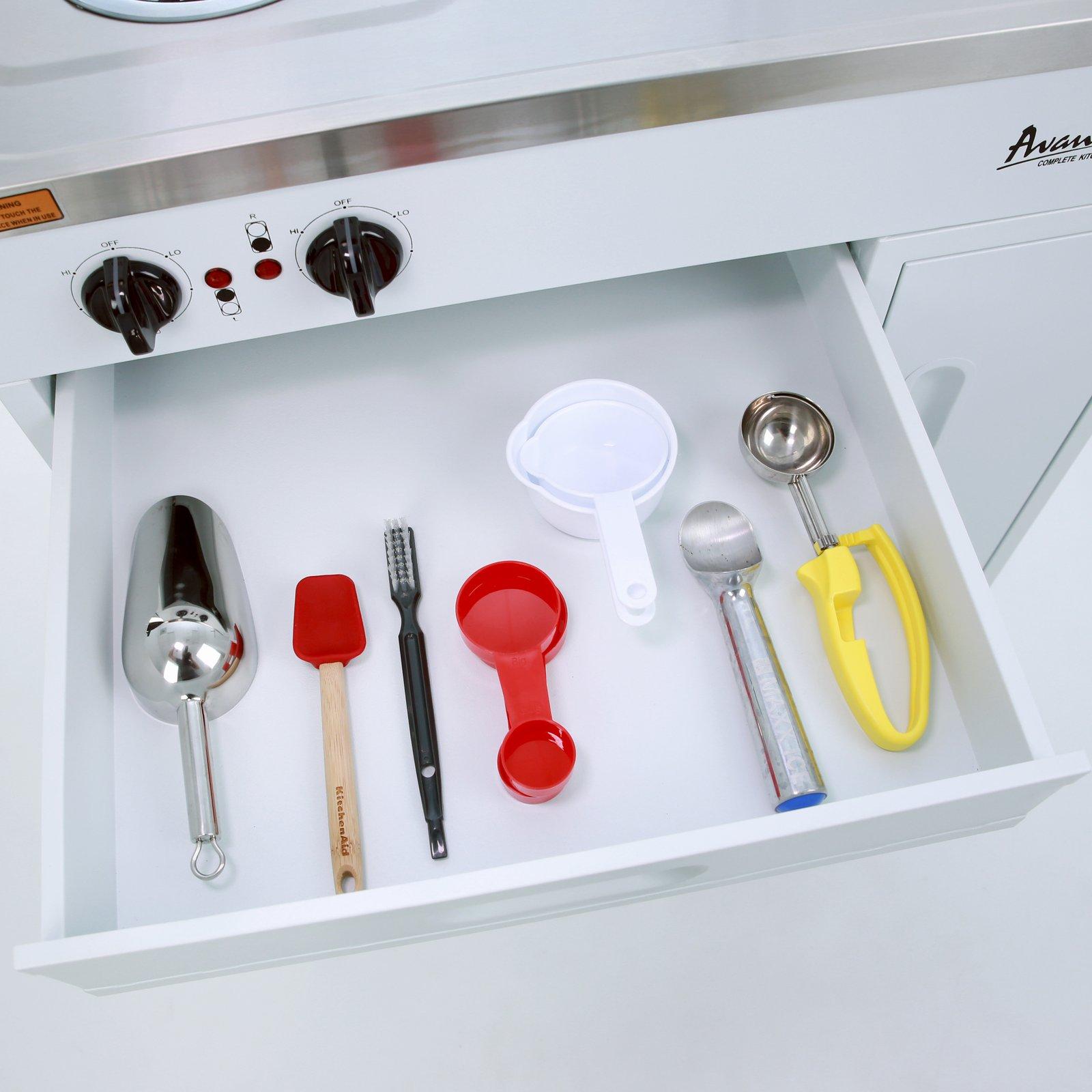 Avanti 30" Compact Miniature Kitchen - White / 2.2 cu. ft.